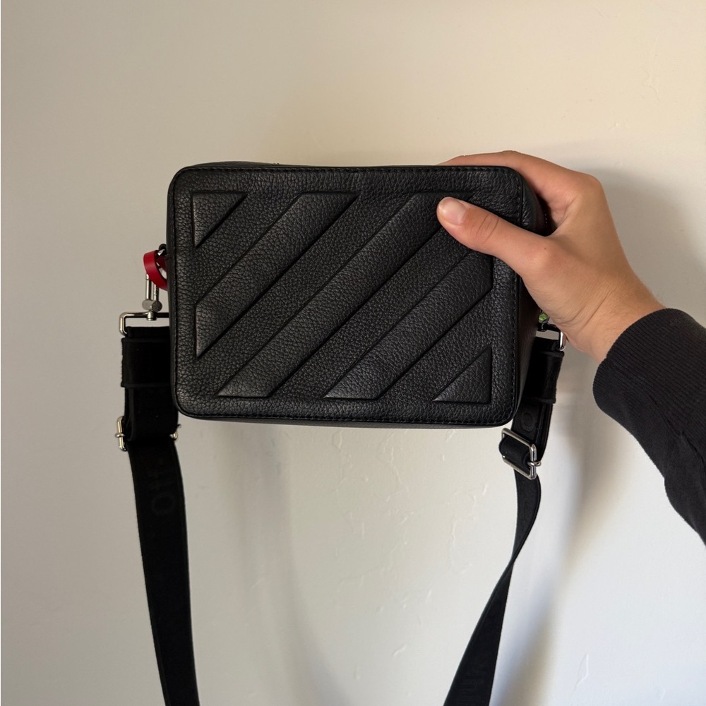 Off-White Binder Crossbody Bag